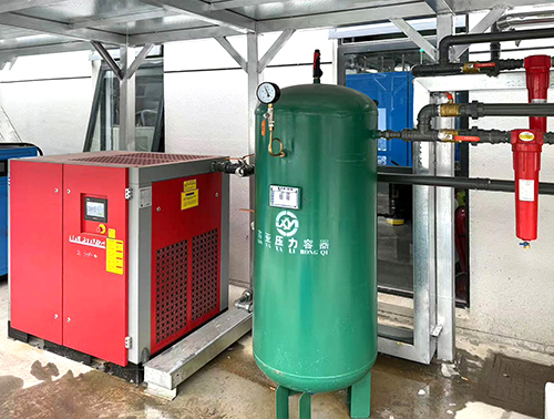 上(shàng)海(hǎi) 格素品牌 37KW 螺杆空壓機(jī) 應用于 機(jī)械制造 行業(yè)（BAE-37PM）